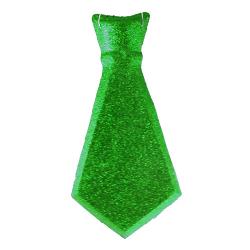 11in. Dark Green Glitter Ties (12)